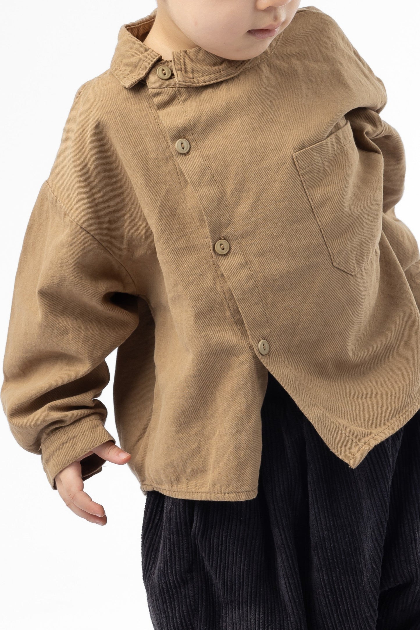 CHEMISE EN COTON ET LIN SEIJI