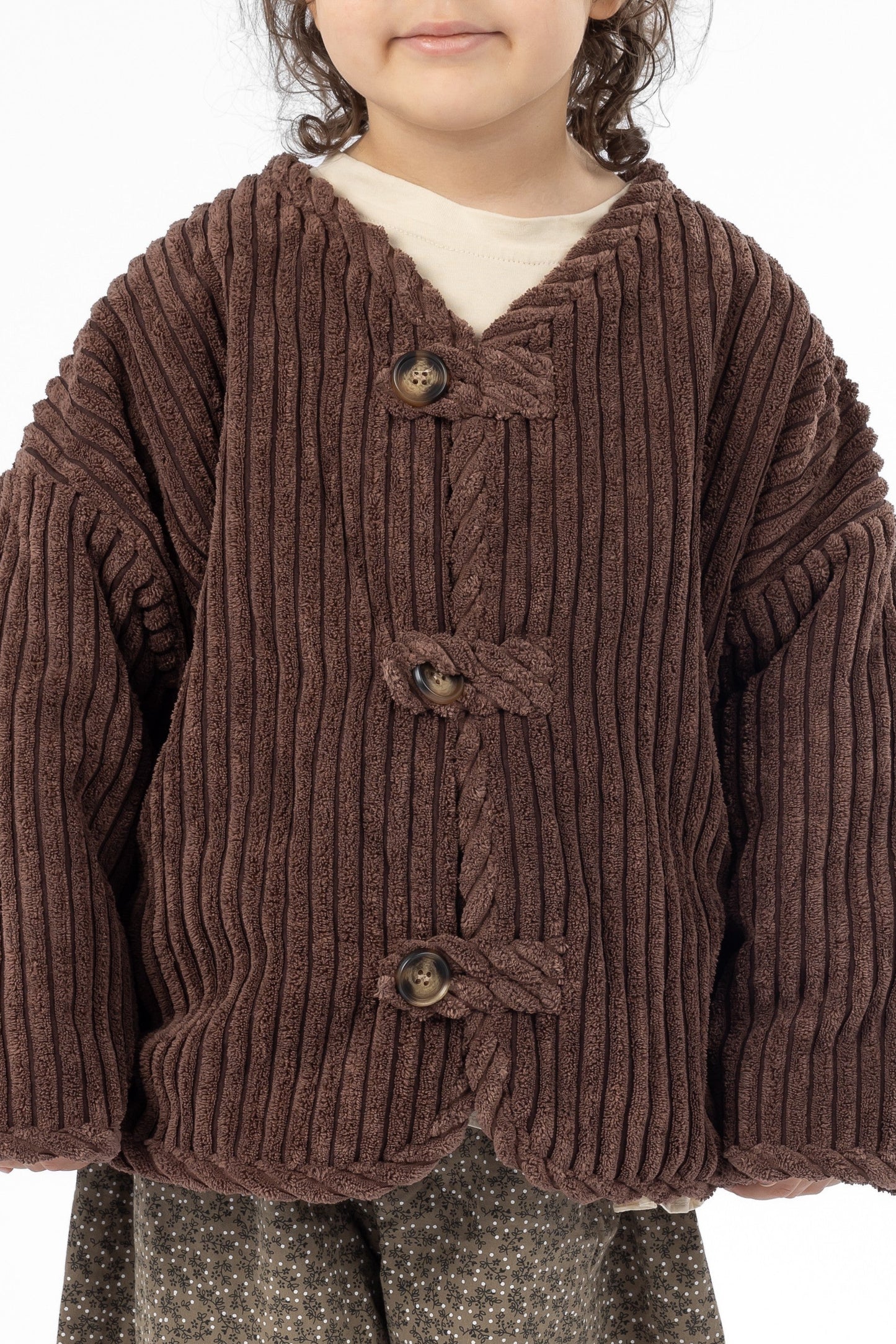 MANTEAU COURT EN VELOURS KAI