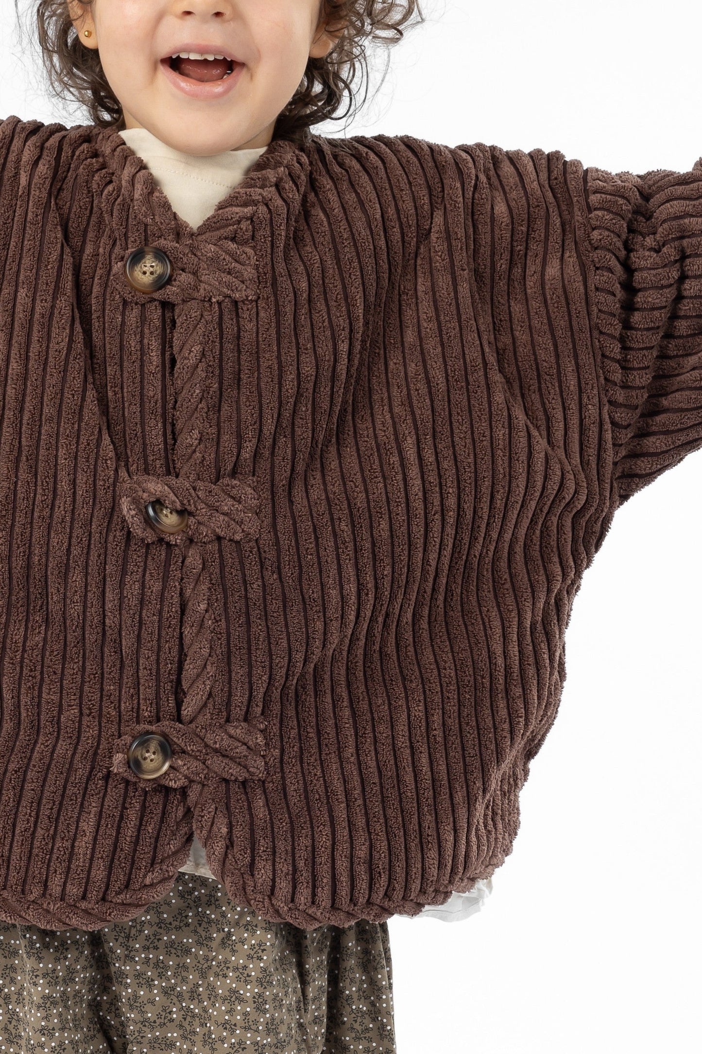 MANTEAU COURT EN VELOURS KAI