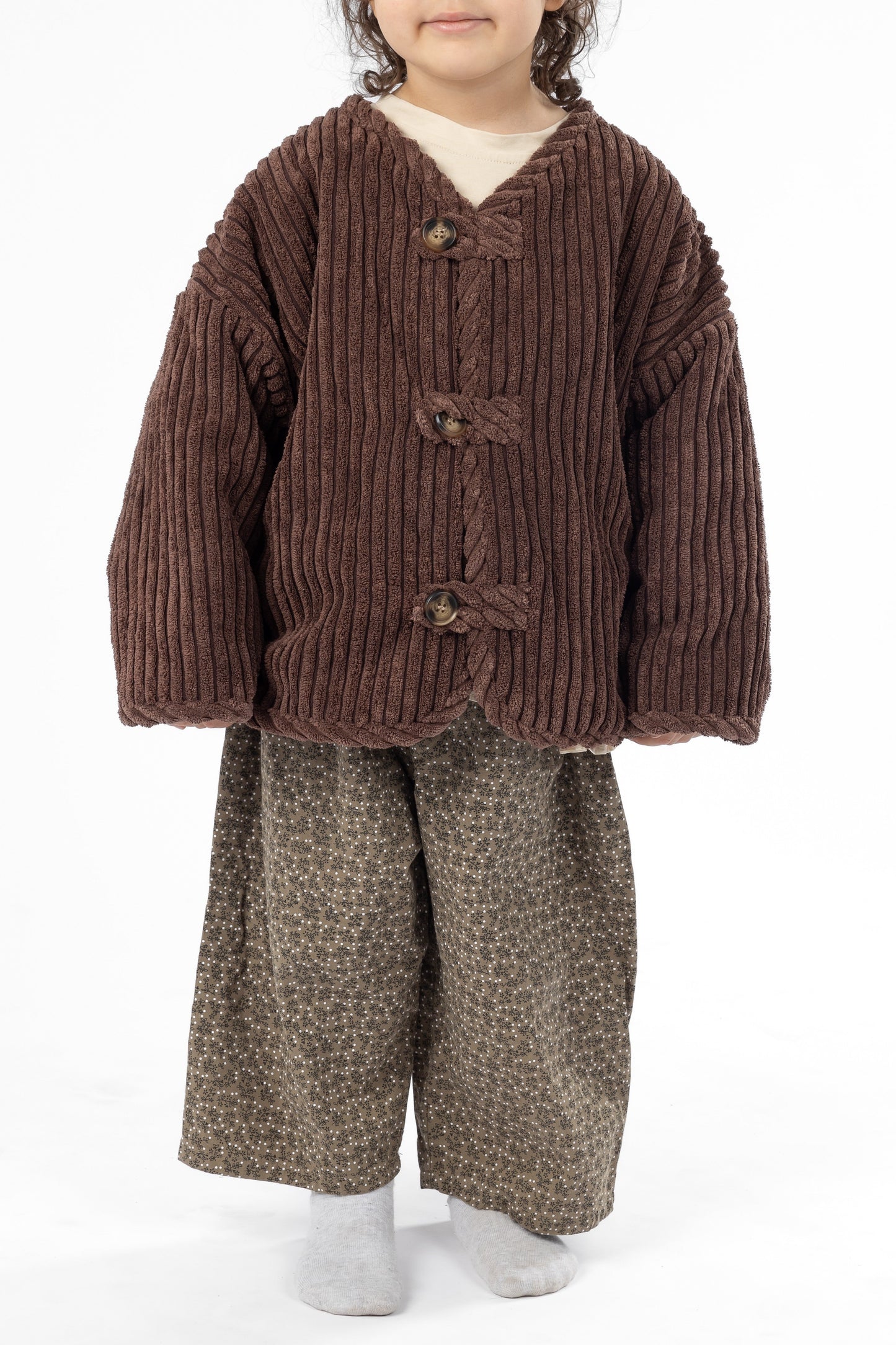 MANTEAU COURT EN VELOURS KAI