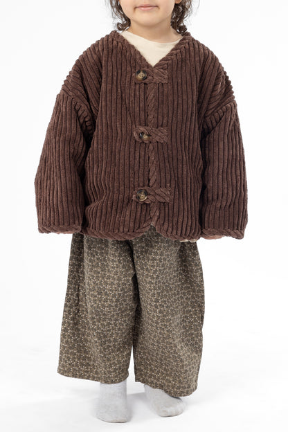 MANTEAU COURT EN VELOURS KAI