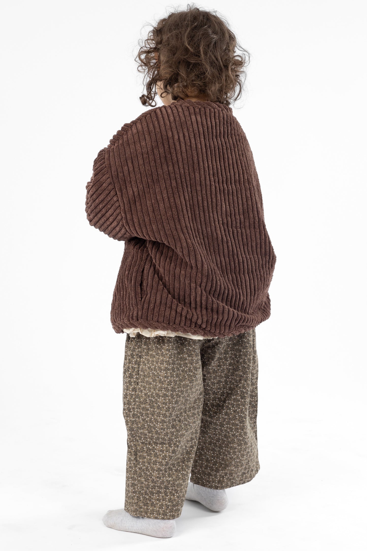 MANTEAU COURT EN VELOURS KAI