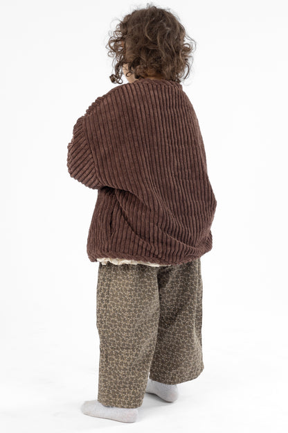 MANTEAU COURT EN VELOURS KAI