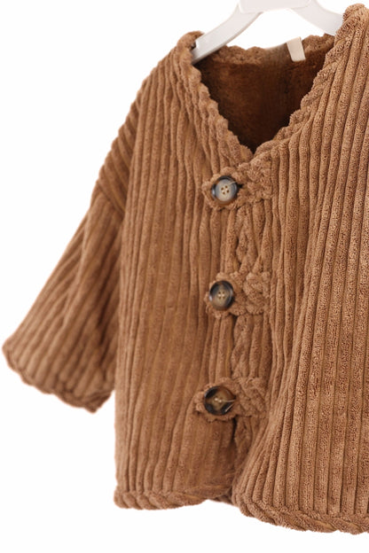 MANTEAU COURT EN VELOURS KAI