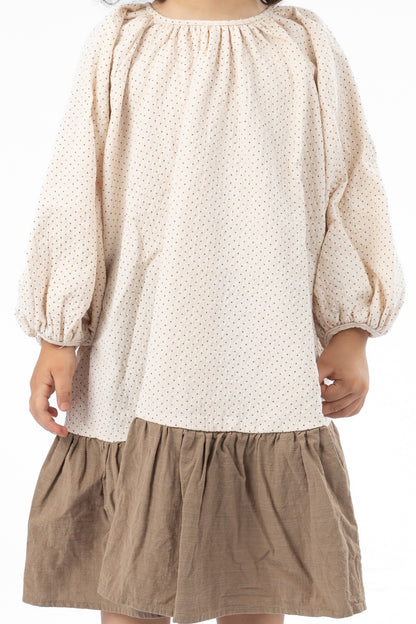 ROBE BI-MATIÈRES YANDU