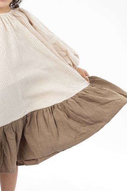 ROBE BI-MATIÈRES YANDU