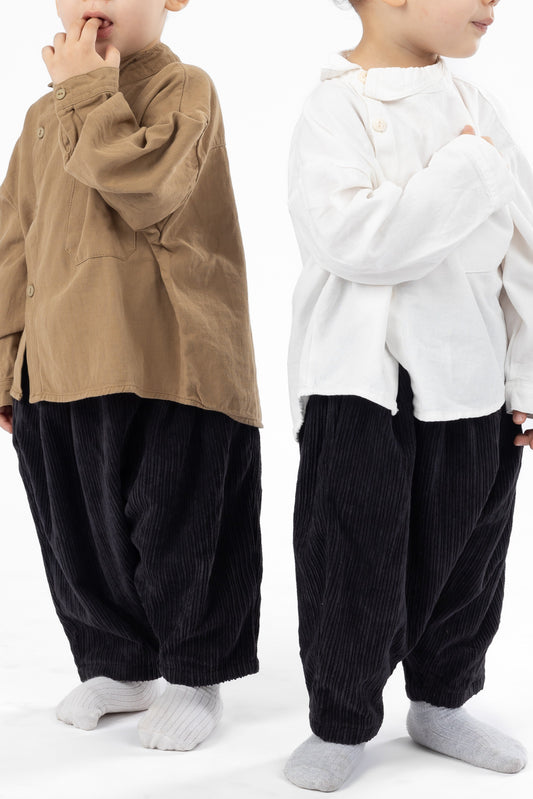CHEMISE EN COTON ET LIN SEIJI