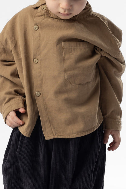 CHEMISE EN COTON ET LIN SEIJI