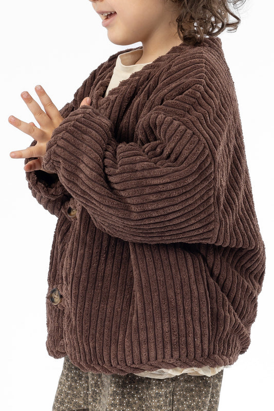 MANTEAU COURT EN VELOURS KAI