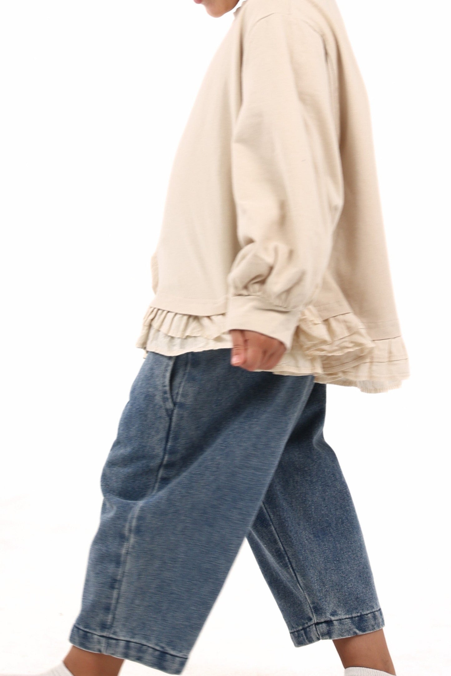 PANTALON EN DENIM BAJI